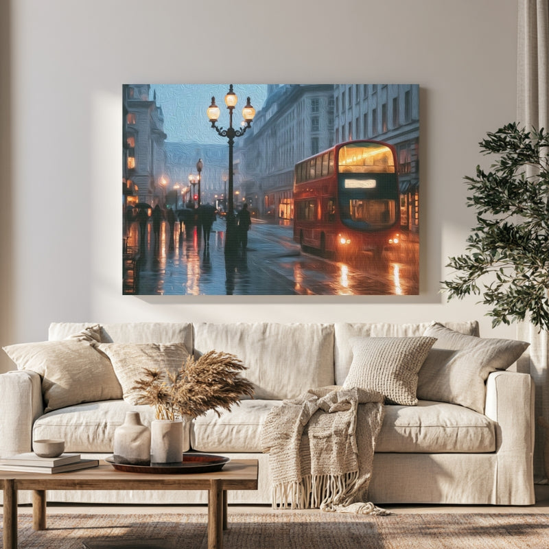 Regent Street Rainy Evening in a room — London, England