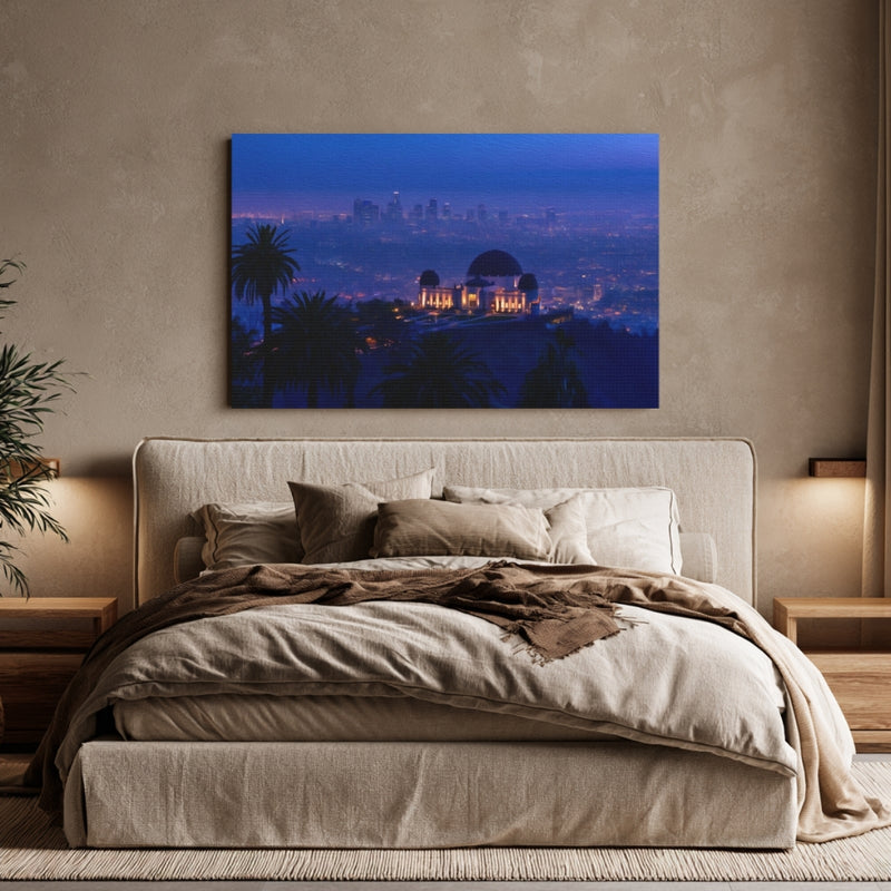 Griffith Observatory City Twilight — Los Angeles, California, view 6