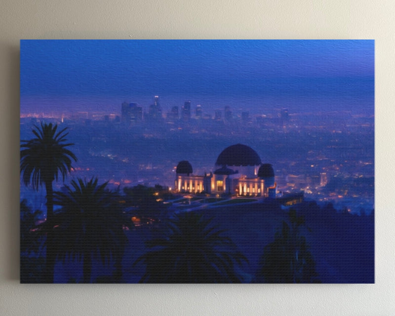 Griffith Observatory City Twilight — Los Angeles, California