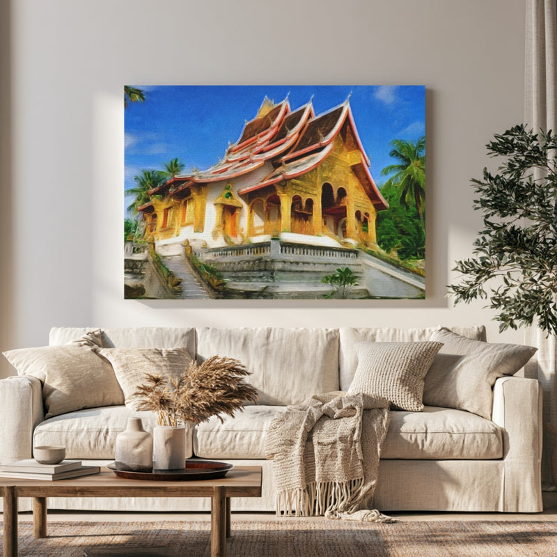 Haw Pha Bang Royal Temple — Luang Prabang, Laos, view 1