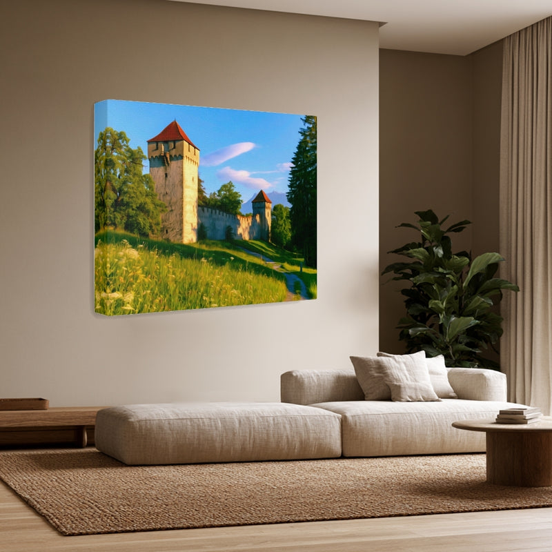 Musegg Wall Medieval Towers — Lucerne, Switzerland, view 3