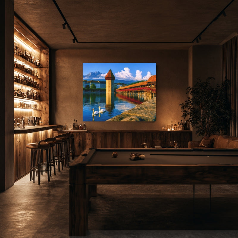 Chapel Bridge Water Tower — Lucerne, Switzerland, view 7
