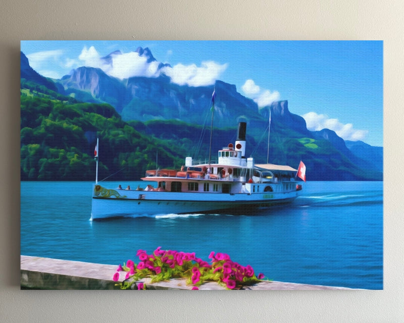 Lake Lucerne Paddle Steamer — Lucerne, Switzerland