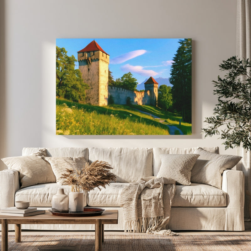 Musegg Wall Medieval Towers — Lucerne, Switzerland, view 1