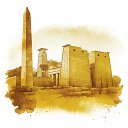 Luxor canvas wall art