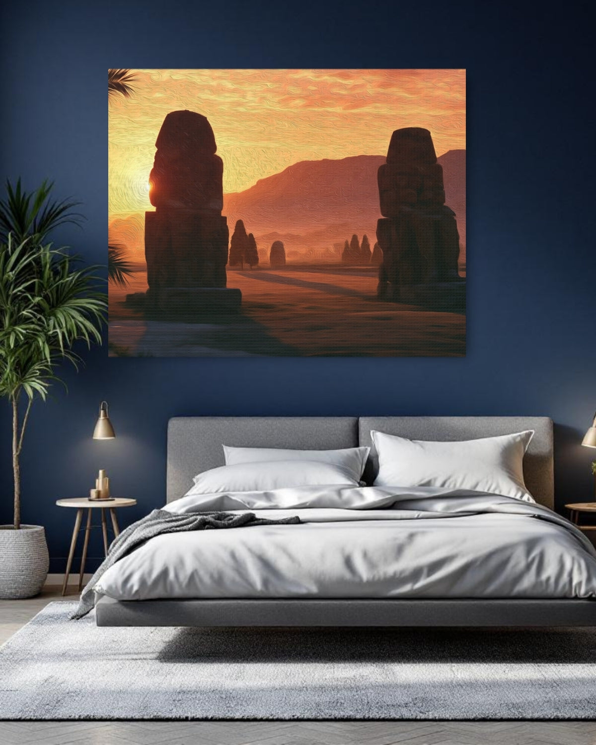 Colossi of Memnon Luxor — Luxor, Egypt, study 1
