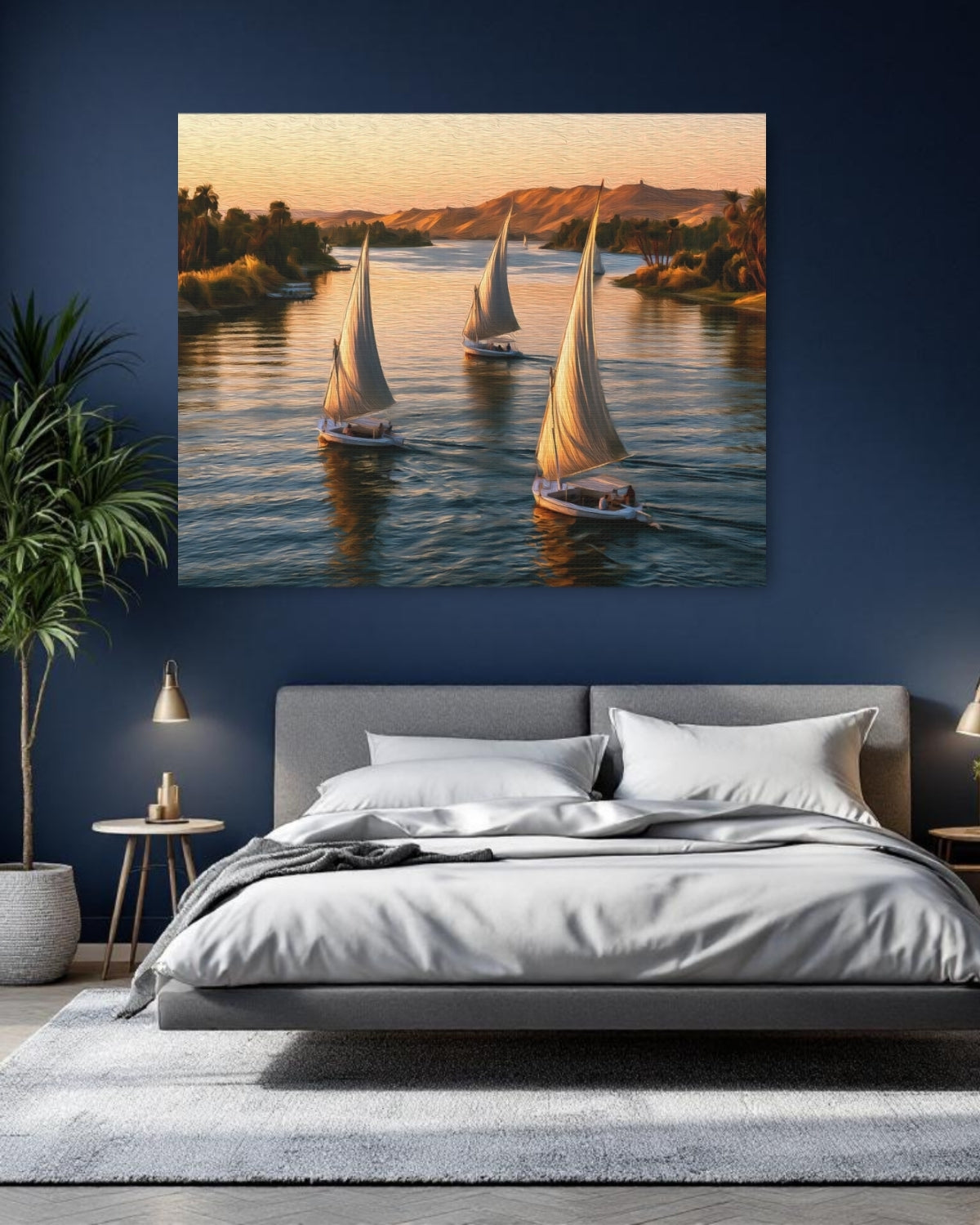 Nile River Felucca Sail — Luxor, Egypt, study 1