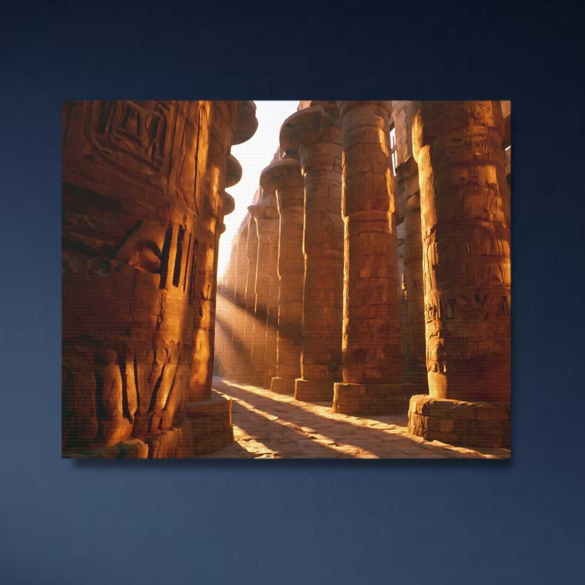 Karnak Temple Great Hypostyle Hall — Luxor, Egypt, study 4