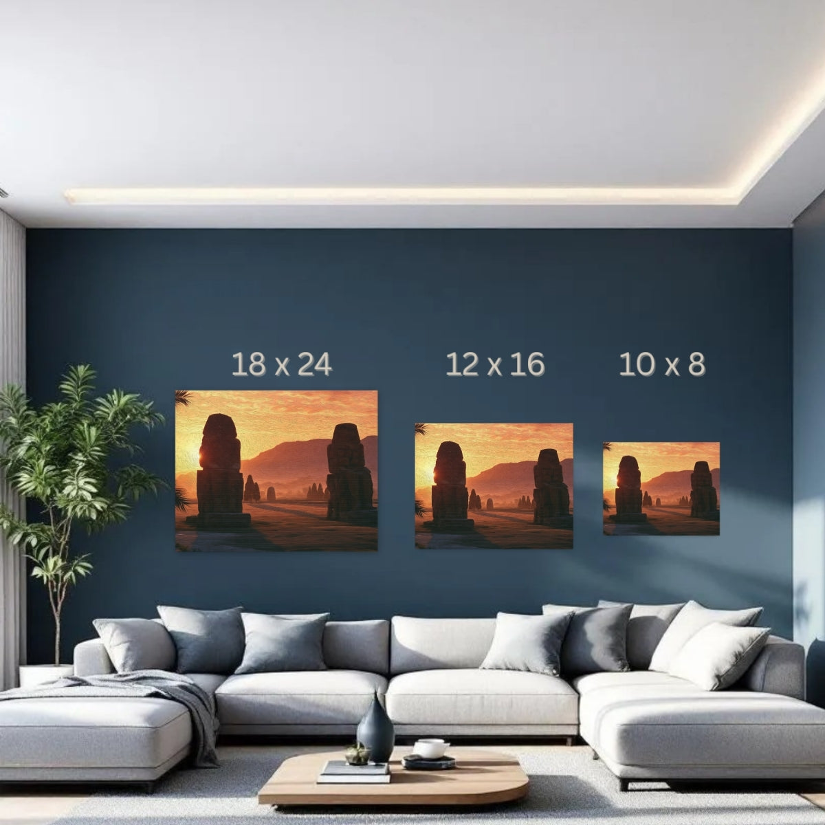 Colossi of Memnon Luxor — Luxor, Egypt, study 3