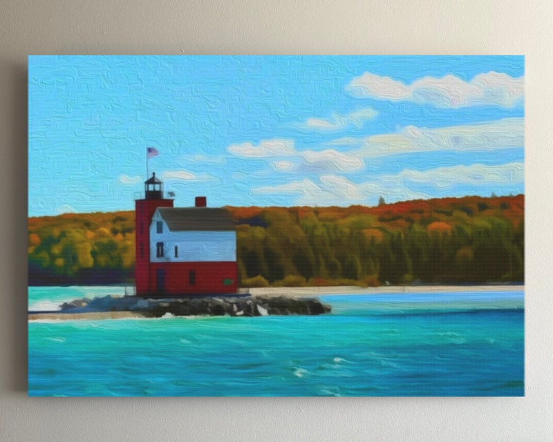 Round Island Lighthouse — Mackinac Island, Michigan