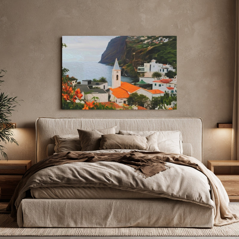 Coastal Village Church View — Madeira, Portugal, view 6