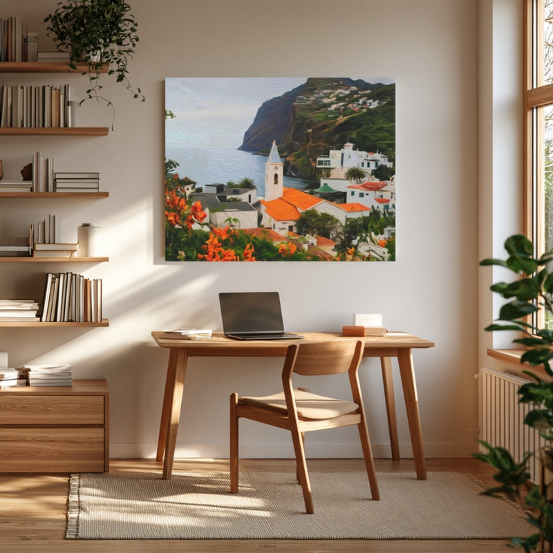 Coastal Village Church View — Madeira, Portugal, view 4