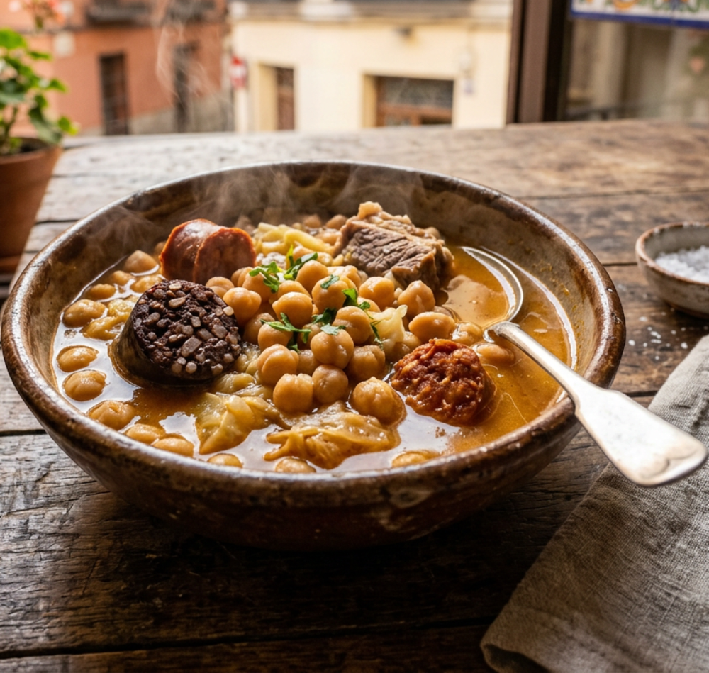 Local cuisine study in Madrid, Spain