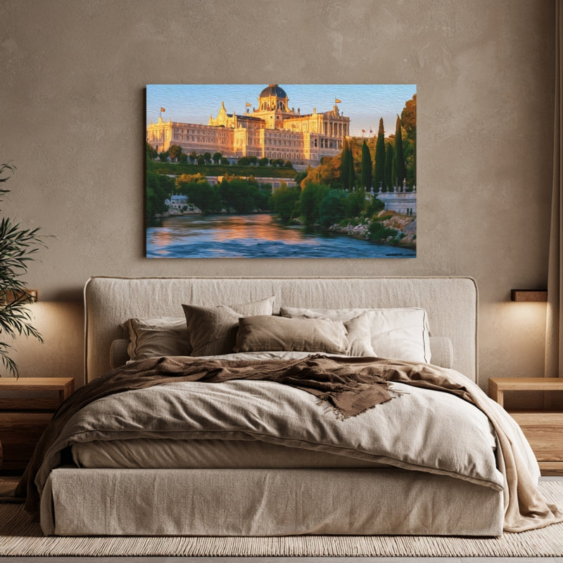 Royal Palace & Almudena Cathedral Riverside — Madrid, Spain, view 6