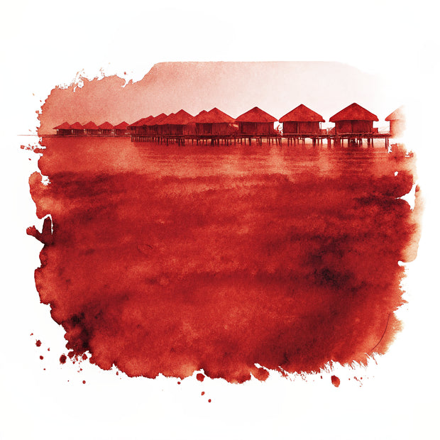 Maldives watercolor
