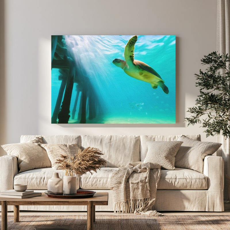 Mancora Pier Underwater View — Mancora, Peru, view 1