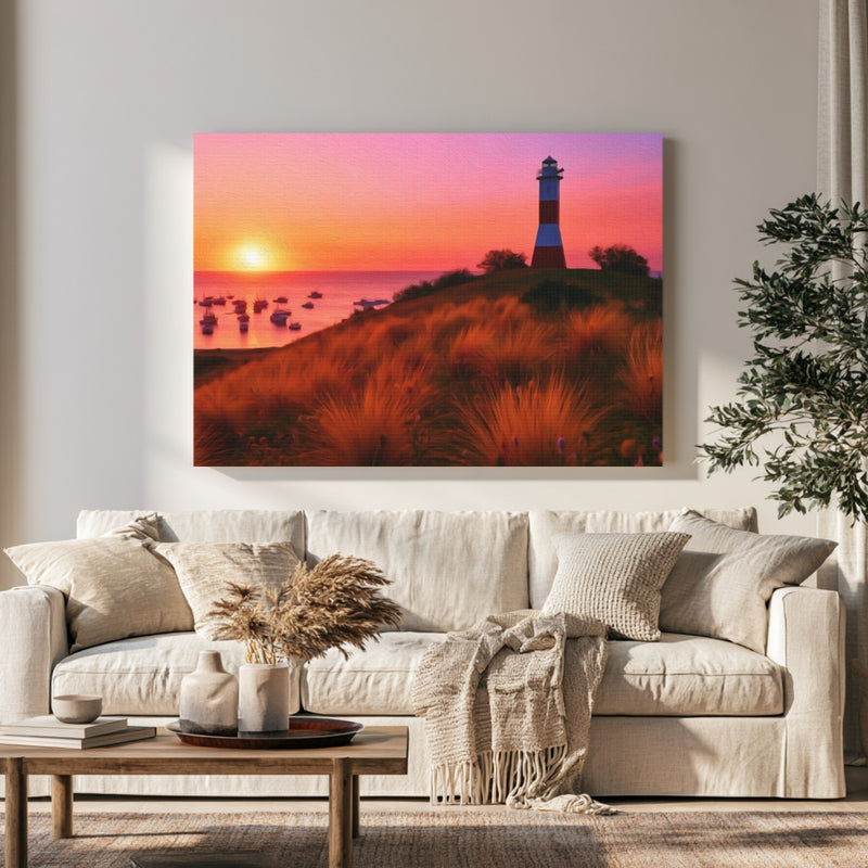 Mancora Coastal Lighthouse Sunset — Mancora, Peru, view 1