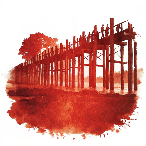 Mandalay watercolor