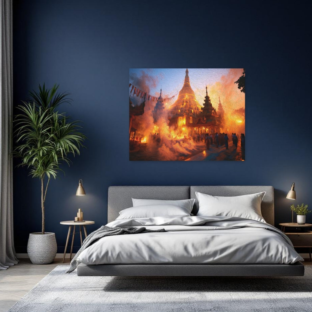 Shwedagon Pagoda Yangon — Mandalay, Myanmar Study No. 2