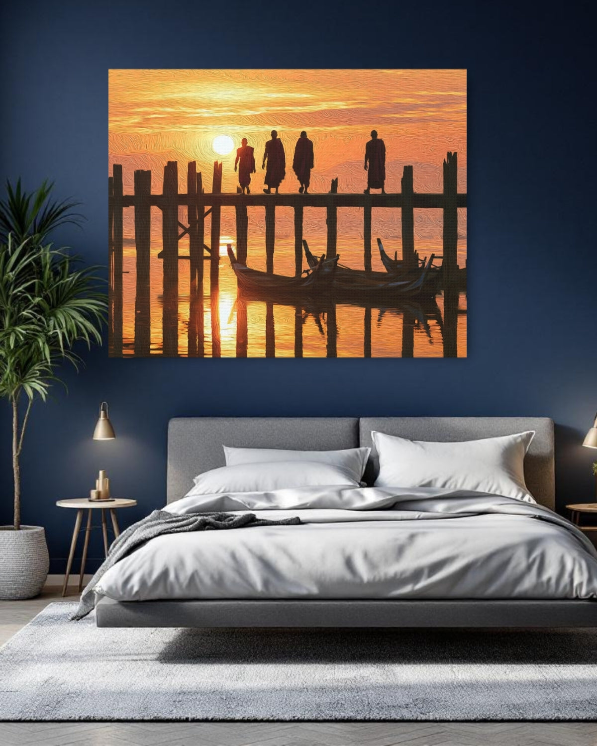 U Bein Bridge Sunset — Mandalay, Myanmar Study No. 1