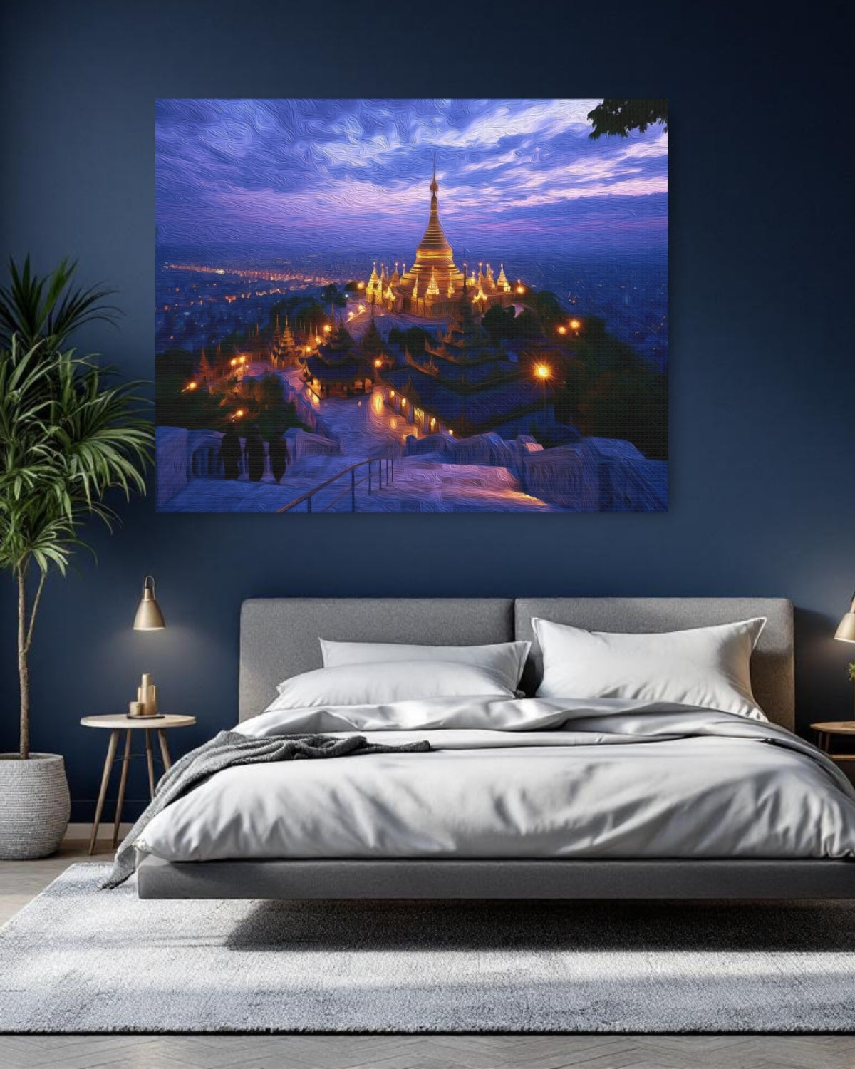 Mandalay Hill Pagoda at Dusk — Mandalay, Myanmar Study No. 1