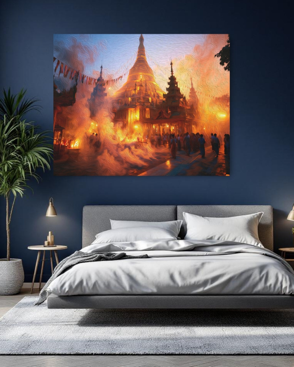 Shwedagon Pagoda Yangon — Mandalay, Myanmar Study No. 1