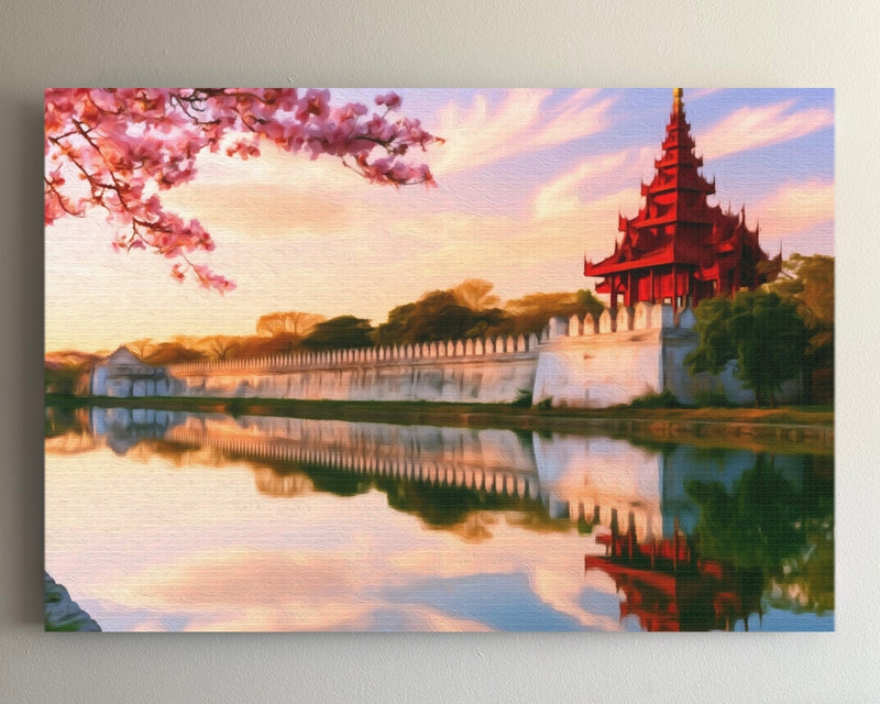 Mandalay Palace Fort Moat — Mandalay, Myanmar