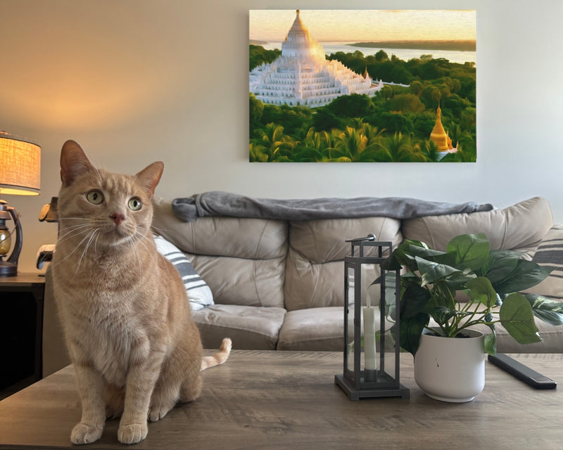 Hsinbyume Pagoda Mingun — Mandalay, Myanmar, view 2