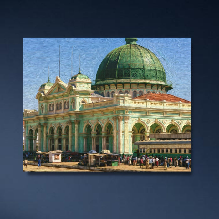 Maputo, Mozambique | Maputo Central Railway Station | Original Series Gallery Canvas
