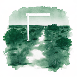 Marfa canvas wall art