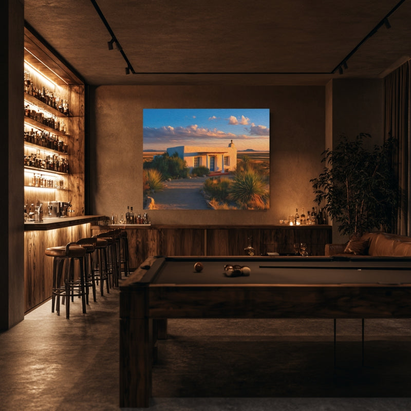 Desert Adobe Sunset — Marfa, Texas, view 7