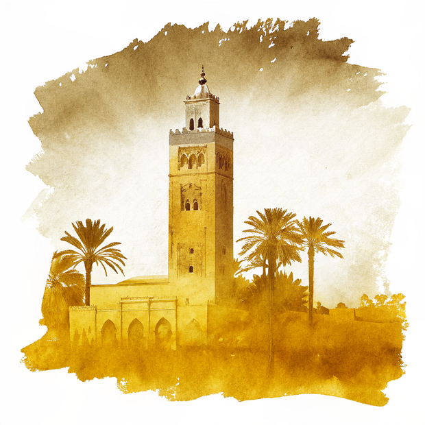 Marrakech watercolor