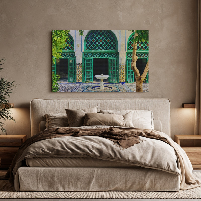 Dar Si Said Museum Courtyard — Marrakech, Morocco, view 6