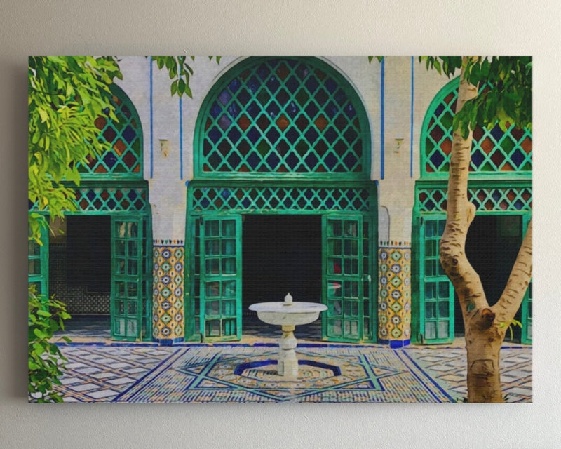 Dar Si Said Museum Courtyard — Marrakech, Morocco