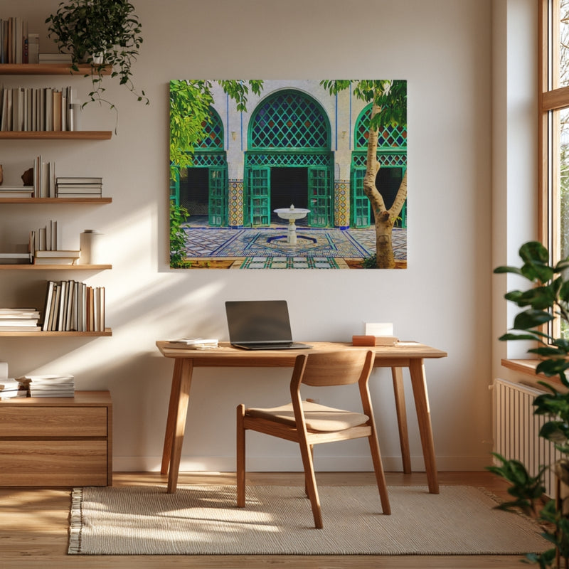 Dar Si Said Museum Courtyard — Marrakech, Morocco, view 4