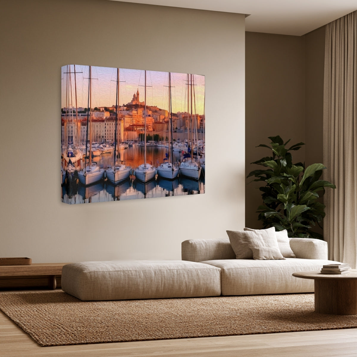 Vieux-Port Marina Sunset — Marseille, France, view 2