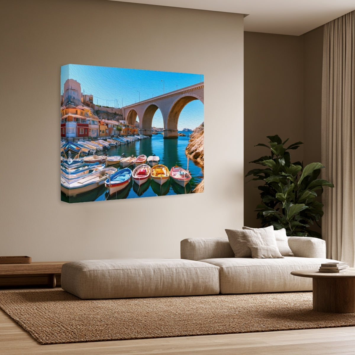 Vallon des Auffes Arched Bridge — Marseille, France, view 2