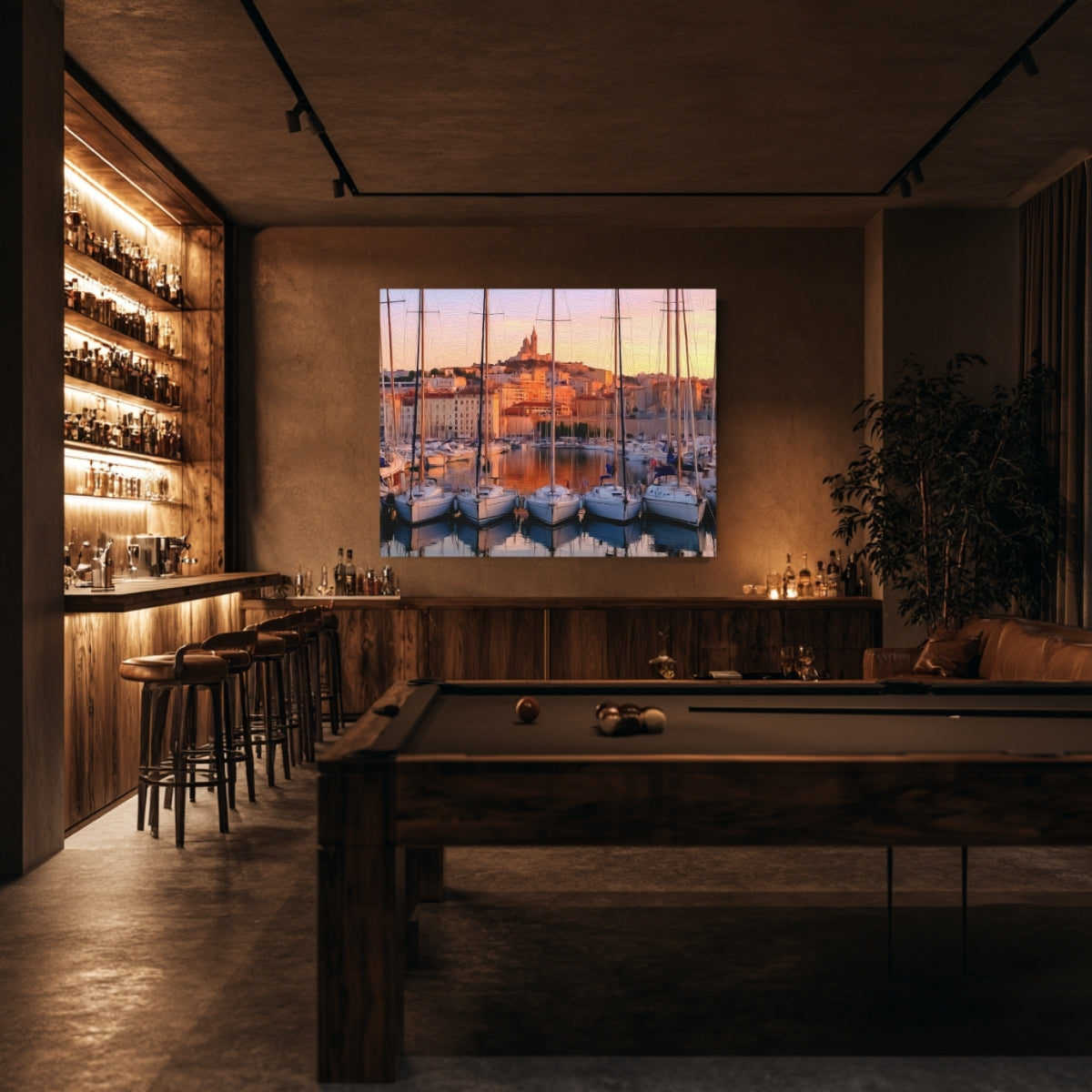 Vieux-Port Marina Sunset — Marseille, France, view 5