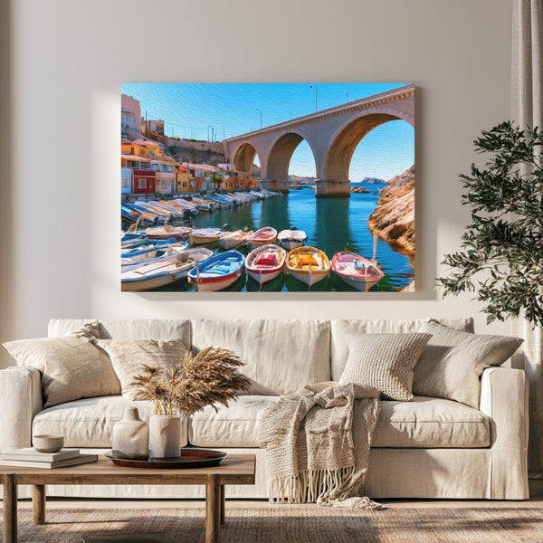Vallon des Auffes Arched Bridge
