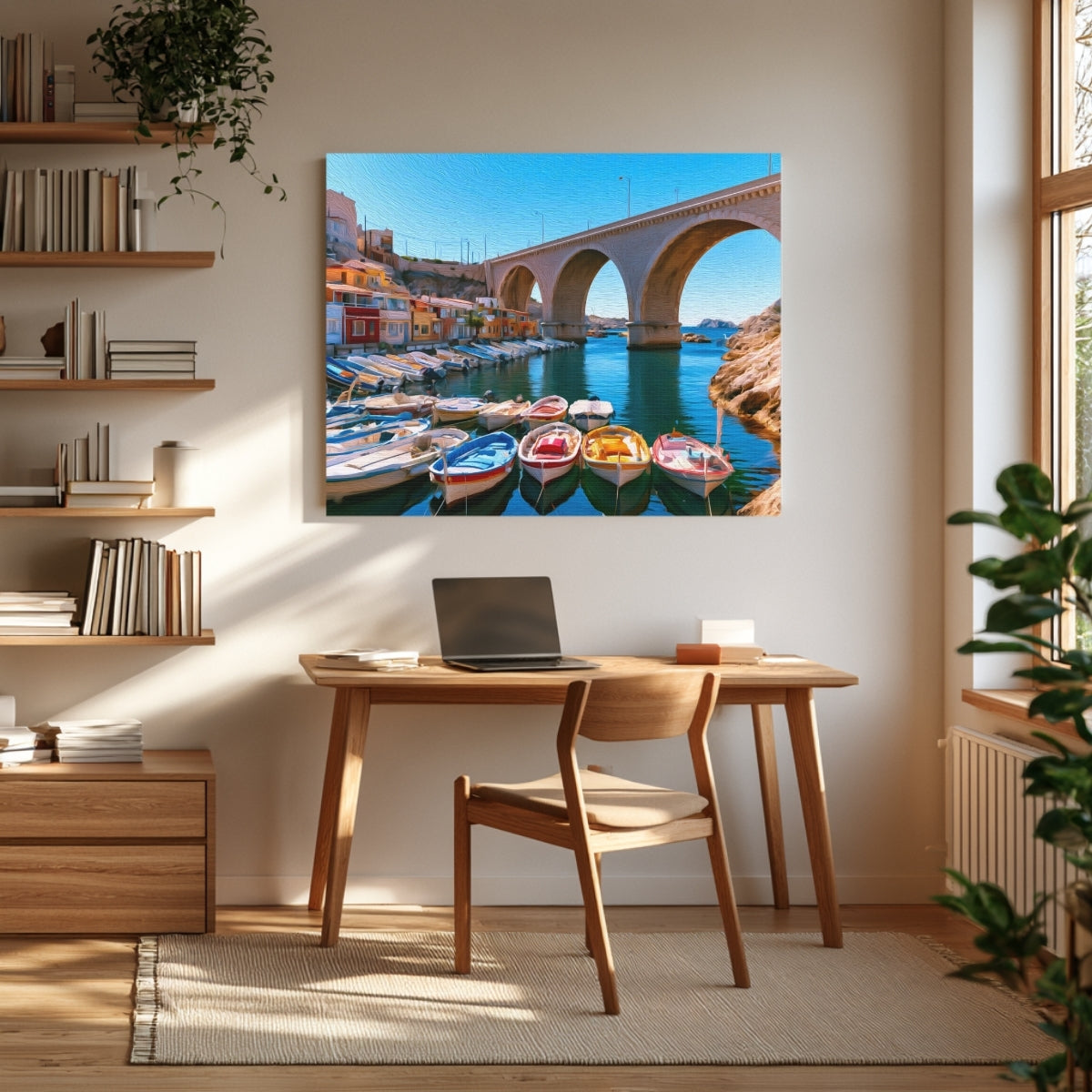 Vallon des Auffes Arched Bridge — Marseille, France, view 3