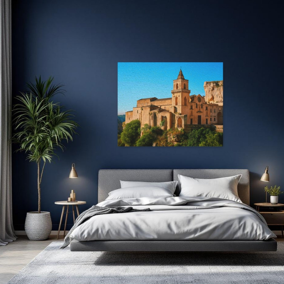 Ancient Cave City Cliffside — Matera, Italy, study 2