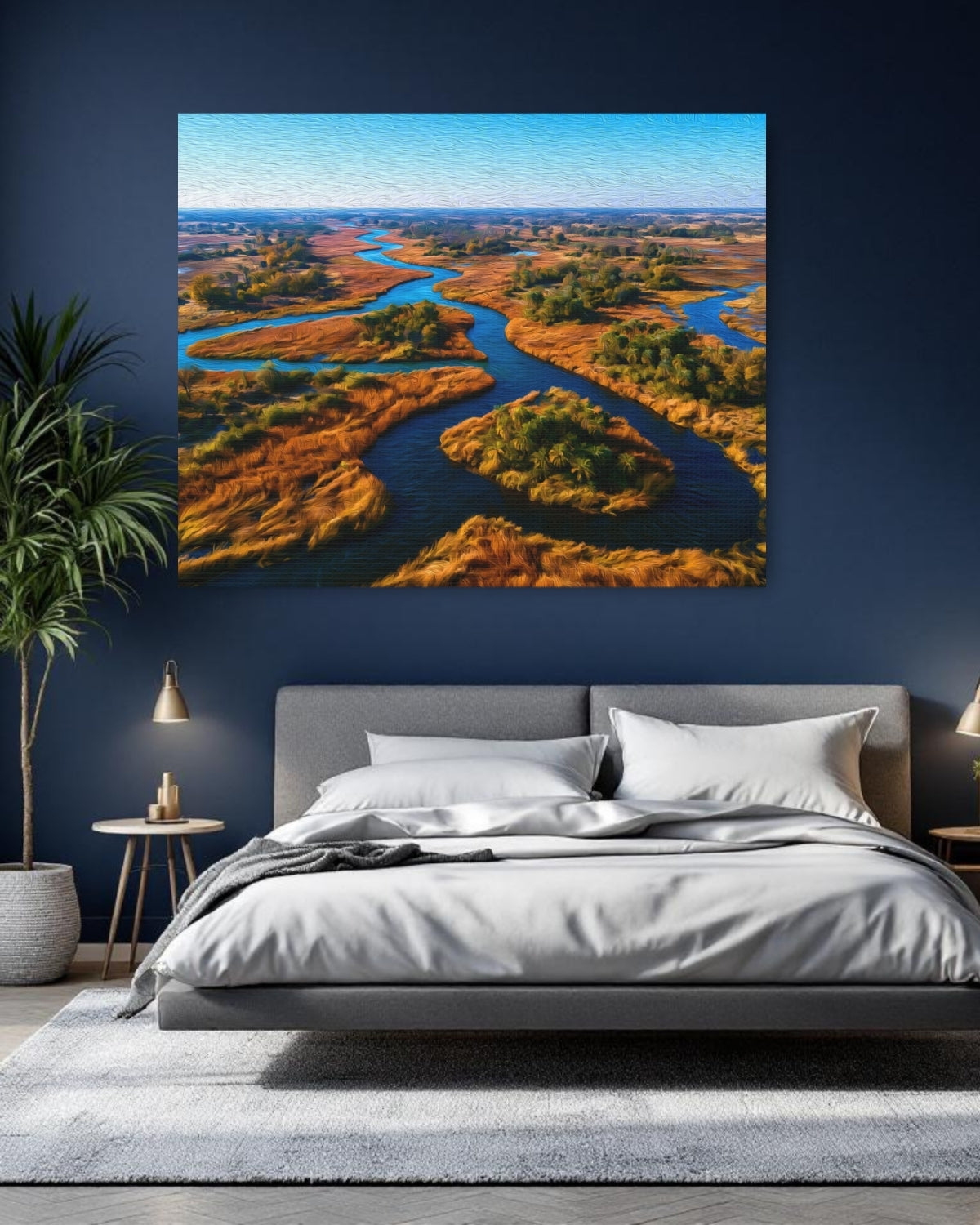 Okavango Delta Channels Maun — Maun, Botswana, study 1