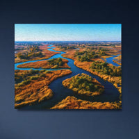 Okavango Delta Aerial Channels — close-up thumbnail