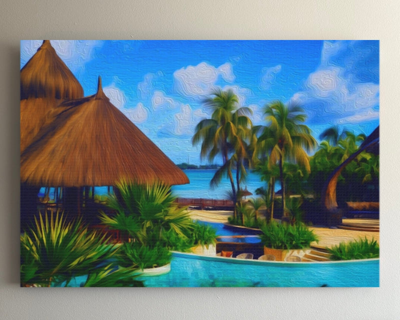 Luxury Lagoon Resort Pool & Bungalows — Mauritius