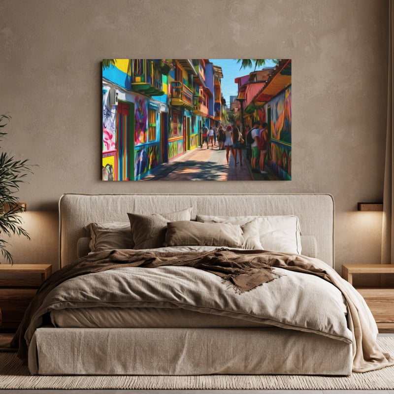 Colorful El Poblado Alley — Medellin El Poblado, Colombia, view 6