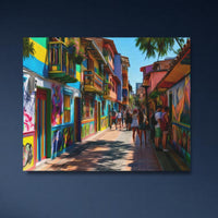 Colorful El Poblado Alley — close-up thumbnail