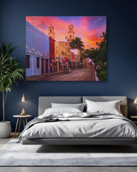Colonial Street at Sunset — study 1 thumbnail