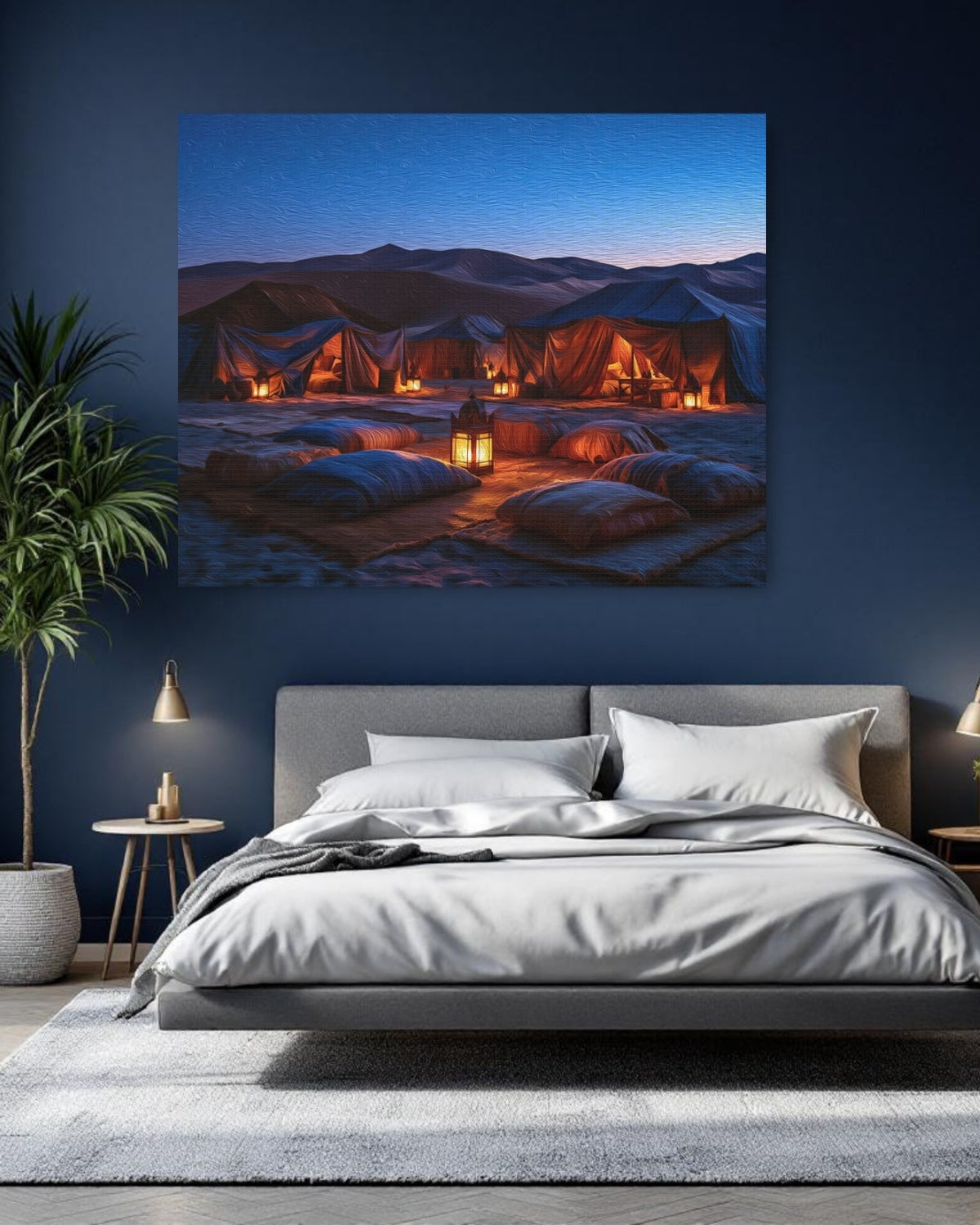 Sahara Desert Berber Camp — Merzouga, Morocco, study 1