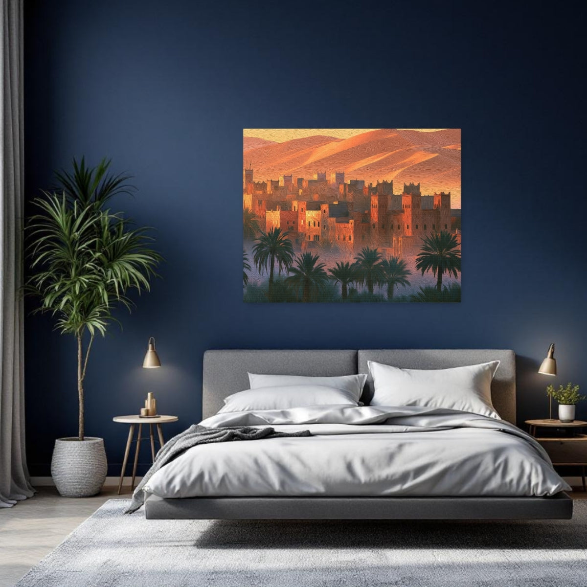 Merzouga Kasbah Desert Cityscape — Merzouga, Morocco, study 2
