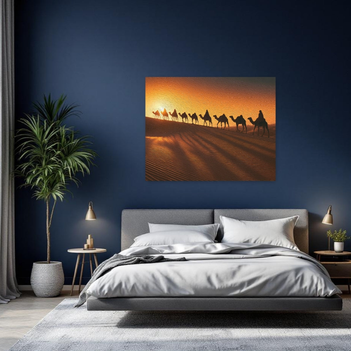 Erg Chebbi Camel Caravan — Merzouga, Morocco, study 2